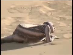 The freakiest teaser episode with my hawt housewife on the beach